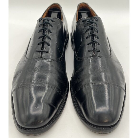 Allen Edmonds PARK AVENUE Black Leather Cap-Toe Oxfords Men’s 10.5D Dress Shoes